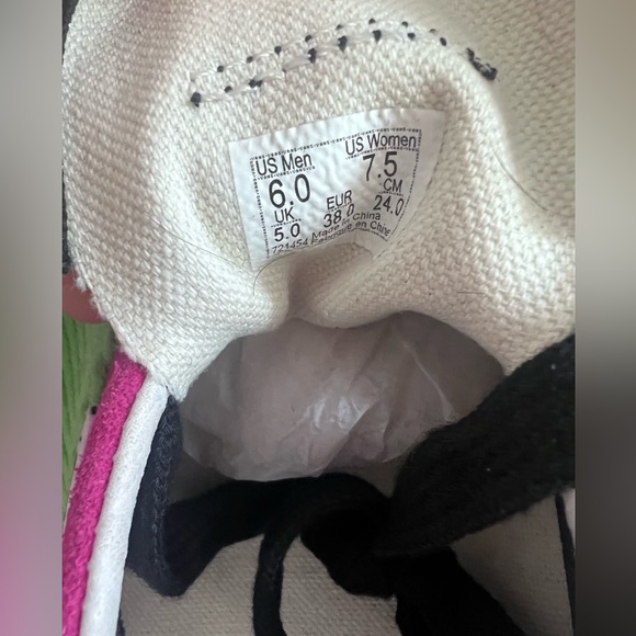 NWT Vans x Noah NYC sneakers neon green camo pink checkered - Picture 7 of 8